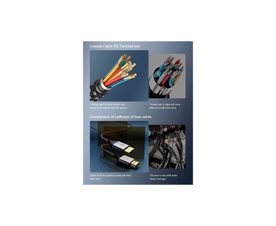 Кабель мультимедийный HDMI to HDMI 2.0m v2.1 Cabletime (CA914654), изображение 6 Кабель мультимедийный HDMI to HDMI 2.0m v2.1 Cabletime (CA914654), изображение 6