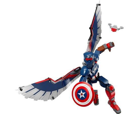 Конструктор LEGO Marvel Фигурка Сэм Уилсон Капитан Америка (76296), изображение 2 Конструктор LEGO Marvel Фигурка Сэм Уилсон Капитан Америка (76296), изображение 2
