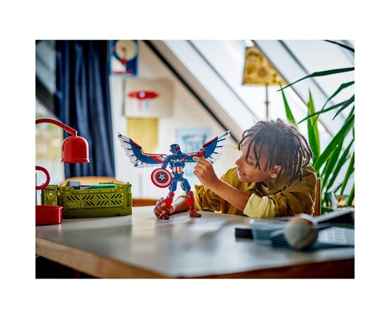 Конструктор LEGO Marvel Фигурка Сэм Уилсон Капитан Америка (76296), изображение 7 Конструктор LEGO Marvel Фигурка Сэм Уилсон Капитан Америка (76296), изображение 7