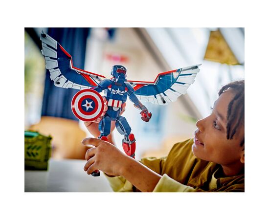 Конструктор LEGO Marvel Фигурка Сэм Уилсон Капитан Америка (76296), изображение 8 Конструктор LEGO Marvel Фигурка Сэм Уилсон Капитан Америка (76296), изображение 8