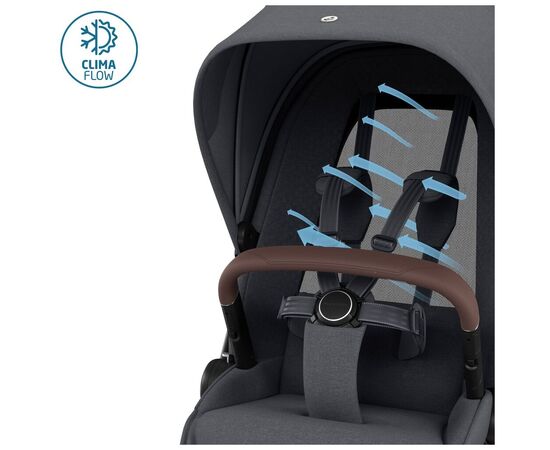 Коляска Maxi-Cosi FAME Twillic Graphite (1920204110), изображение 4 Коляска Maxi-Cosi FAME Twillic Graphite (1920204110), изображение 4