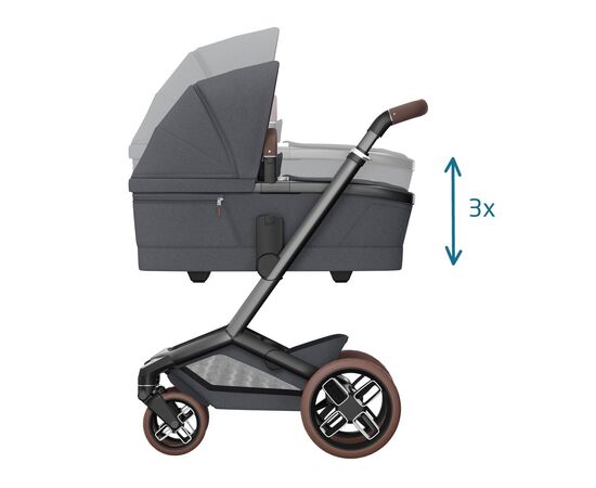 Коляска Maxi-Cosi FAME Twillic Graphite (1920204110), изображение 7 Коляска Maxi-Cosi FAME Twillic Graphite (1920204110), изображение 7