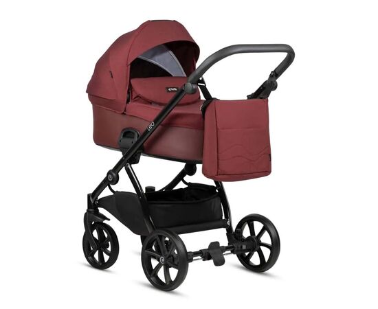Коляска TUTIS Leo+ 2024 Burgundy (1222220), изображение 2 Коляска TUTIS Leo+ 2024 Burgundy (1222220), изображение 2
