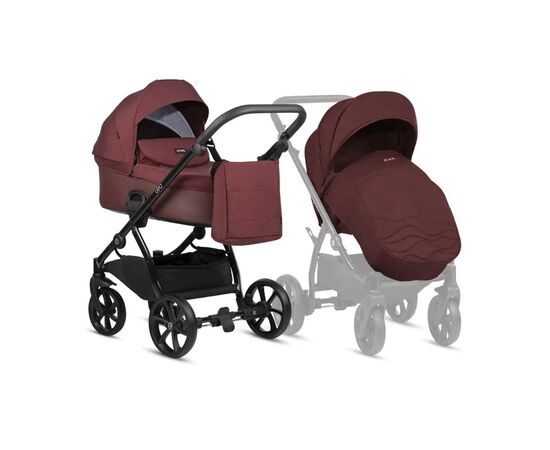 Коляска TUTIS Leo+ 2024 Burgundy (1222220)