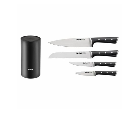 Набор ножей Tefal Ice Force,у пластиковій колоді, 4шт, нержавіюча сталь, пласт (K2325S75), изображение 2 Набор ножей Tefal Ice Force,у пластиковій колоді, 4шт, нержавіюча сталь, пласт (K2325S75), изображение 2