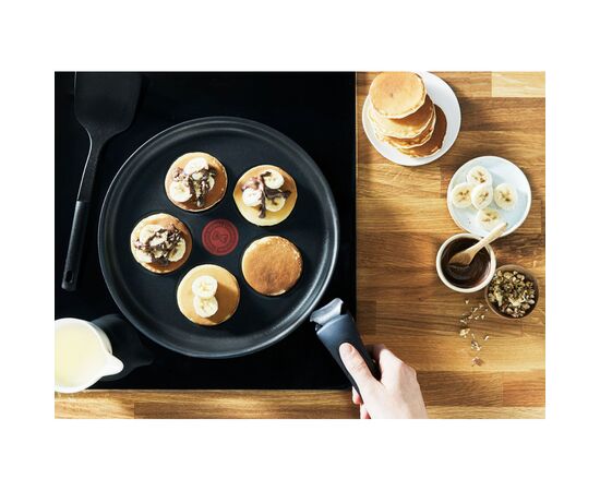 Сковорода Tefal Ingenio Unlimited, для оладків, 27см, литий алюміній (L8610074), зображення 5 Сковорода Tefal Ingenio Unlimited, для оладків, 27см, литий алюміній (L8610074), зображення 5