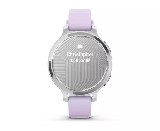 Смарт-часы Garmin Lily 2 Active, Silver/Jasmine Purple, Silicone, (010-02891-01), изображение 8 Смарт-часы Garmin Lily 2 Active, Silver/Jasmine Purple, Silicone, (010-02891-01), изображение 8