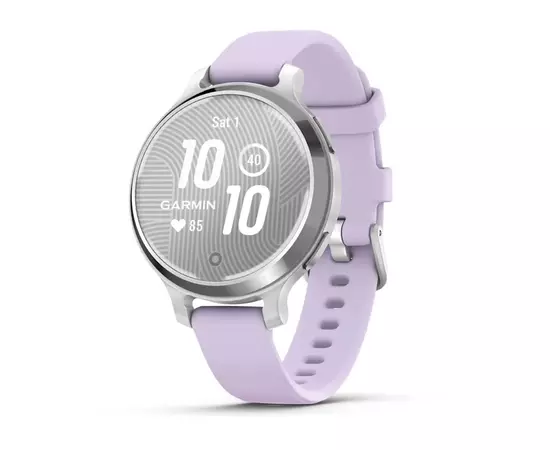 Смарт-часы Garmin Lily 2 Active, Silver/Jasmine Purple, Silicone, (010-02891-01)