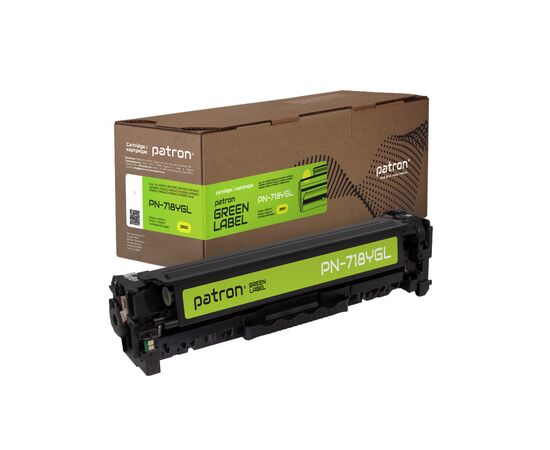 Картридж Patron Canon 718 yellow Green Label (PN-718YGL)