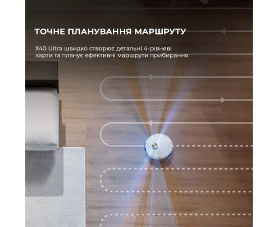 Пылесос Dreame Bot X40 Ultra White (RLX63CE-Wh), изображение 11 Пылесос Dreame Bot X40 Ultra White (RLX63CE-Wh), изображение 11