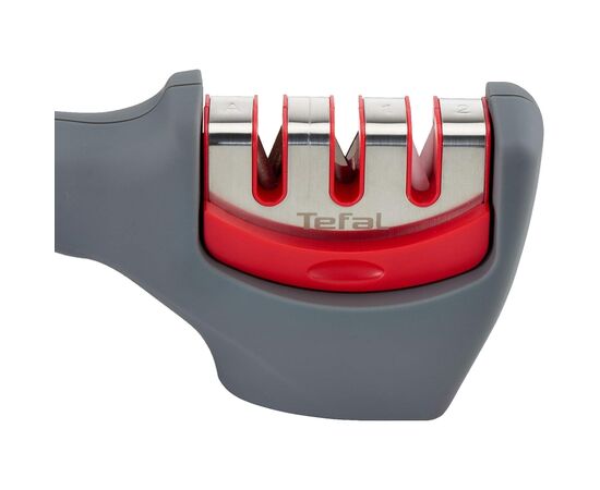 Точило для ножів Tefal Fresh Kitchen, нержавіюча сталь, пластик, сірий (K2090514), зображення 4 Точило для ножів Tefal Fresh Kitchen, нержавіюча сталь, пластик, сірий (K2090514), зображення 4