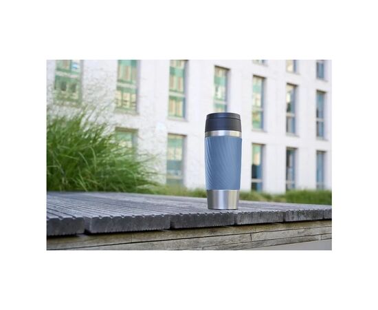 Термокружка Tefal Travel Mug Classic Twist, 360мл, нержавіюча сталь, блакитний (N2024510), изображение 10 Термокружка Tefal Travel Mug Classic Twist, 360мл, нержавіюча сталь, блакитний (N2024510), изображение 10