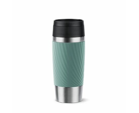 Термокружка Tefal Travel Mug Classic Twist, 360мл, нержавіюча сталь, зелений (N2024310)
