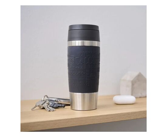 Термокружка Tefal Travel Mug Classic, 360мл, нержавіюча сталь, чорний (N2020210), изображение 11