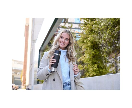 Термокружка Tefal Travel Mug Classic, 500мл, нержавіюча сталь, чорний (N2022010), изображение 3 Термокружка Tefal Travel Mug Classic, 500мл, нержавіюча сталь, чорний (N2022010), изображение 3