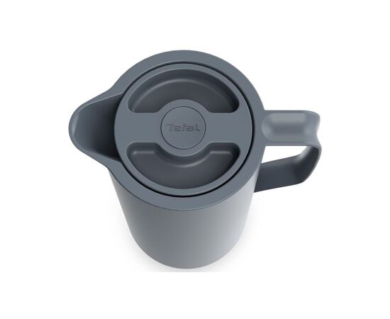 Термос Tefal Motiva, 1л, пластик, скло, сірий-темний (N4170110), изображение 2 Термос Tefal Motiva, 1л, пластик, скло, сірий-темний (N4170110), изображение 2