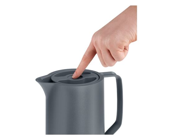 Термос Tefal Motiva, 1л, пластик, скло, сірий-темний (N4170110), изображение 3 Термос Tefal Motiva, 1л, пластик, скло, сірий-темний (N4170110), изображение 3