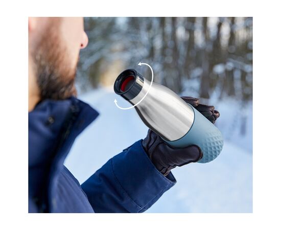 Термос Tefal Bludrop soft touch, 500мл, нержавіюча сталь, блакитний (N3110710), изображение 8 Термос Tefal Bludrop soft touch, 500мл, нержавіюча сталь, блакитний (N3110710), изображение 8