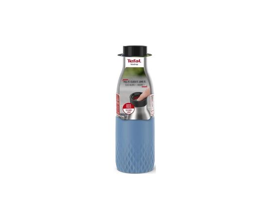 Термос Tefal Bludrop soft touch, 500мл, нержавіюча сталь, блакитний (N3110710)