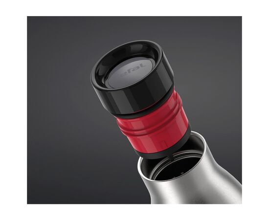 Термос Tefal Bludrop soft touch, 500мл, нержавіюча сталь, графітовий (N3110510), изображение 6 Термос Tefal Bludrop soft touch, 500мл, нержавіюча сталь, графітовий (N3110510), изображение 6