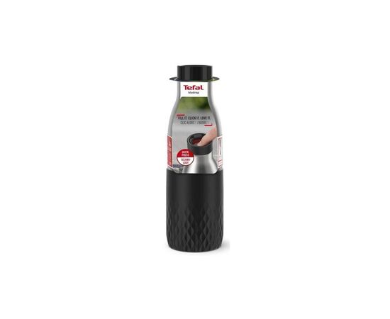 Термос Tefal Bludrop soft touch, 500мл, нержавіюча сталь, графітовий (N3110510)