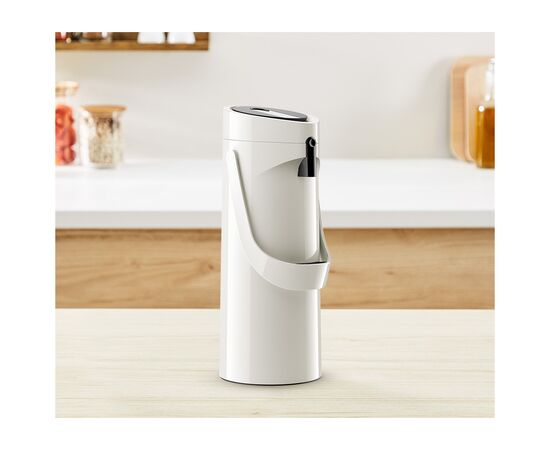 Термос Tefal Ponza Pump, 1.9л, пластик, скло, білий (K3140214), изображение 10 Термос Tefal Ponza Pump, 1.9л, пластик, скло, білий (K3140214), изображение 10
