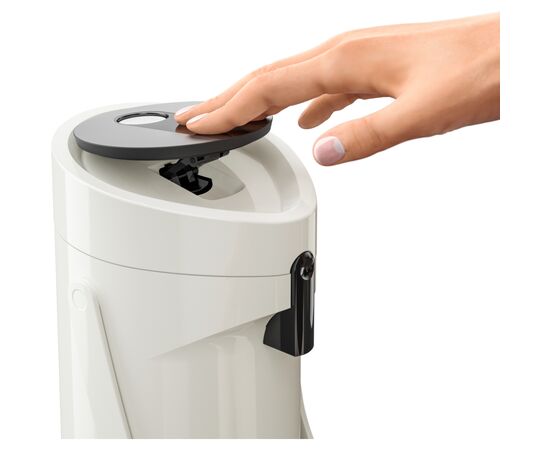 Термос Tefal Ponza Pump, 1.9л, пластик, скло, білий (K3140214), изображение 3 Термос Tefal Ponza Pump, 1.9л, пластик, скло, білий (K3140214), изображение 3