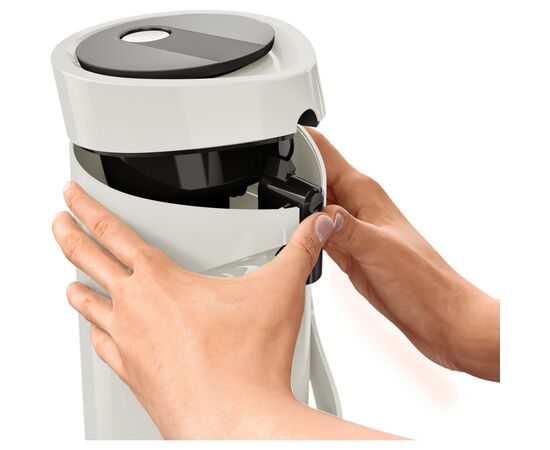 Термос Tefal Ponza Pump, 1.9л, пластик, скло, білий (K3140214), изображение 4 Термос Tefal Ponza Pump, 1.9л, пластик, скло, білий (K3140214), изображение 4