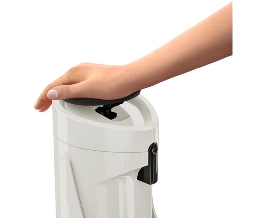 Термос Tefal Ponza Pump, 1.9л, пластик, скло, білий (K3140214), изображение 6 Термос Tefal Ponza Pump, 1.9л, пластик, скло, білий (K3140214), изображение 6