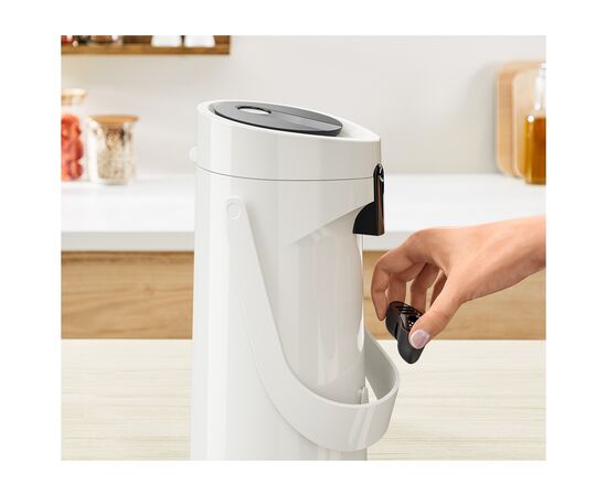 Термос Tefal Ponza Pump, 1.9л, пластик, скло, білий (K3140214), изображение 9 Термос Tefal Ponza Pump, 1.9л, пластик, скло, білий (K3140214), изображение 9