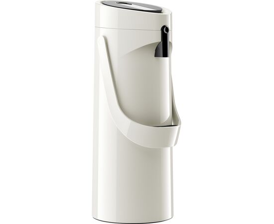 Термос Tefal Ponza Pump, 1.9л, пластик, скло, білий (K3140214)