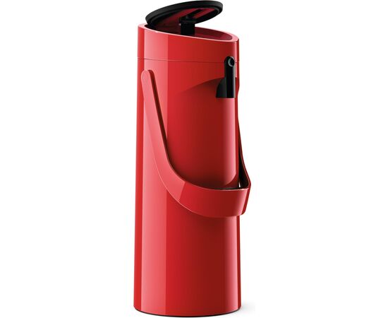 Термос Tefal Ponza Pump, 1.9л, пластик, скло, червоний (K3140314), изображение 2 Термос Tefal Ponza Pump, 1.9л, пластик, скло, червоний (K3140314), изображение 2