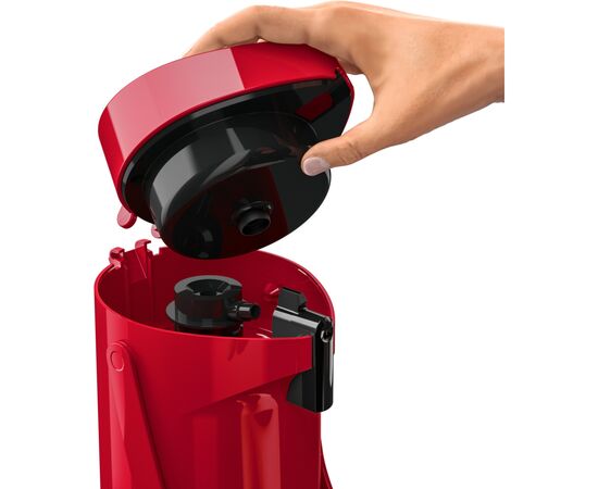 Термос Tefal Ponza Pump, 1.9л, пластик, скло, червоний (K3140314), изображение 5 Термос Tefal Ponza Pump, 1.9л, пластик, скло, червоний (K3140314), изображение 5