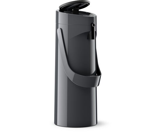 Термос Tefal Ponza Pump, 1.9л, пластик, скло, чорний (K3140114), изображение 2 Термос Tefal Ponza Pump, 1.9л, пластик, скло, чорний (K3140114), изображение 2