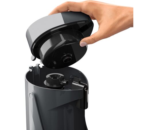 Термос Tefal Ponza Pump, 1.9л, пластик, скло, чорний (K3140114), изображение 5 Термос Tefal Ponza Pump, 1.9л, пластик, скло, чорний (K3140114), изображение 5