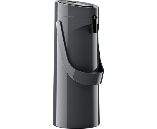 Термос Tefal Ponza Pump, 1.9л, пластик, скло, чорний (K3140114)