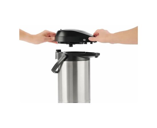 Термос Tefal President, 3.0л, нержавіюча сталь, пластик (K3150114), изображение 6 Термос Tefal President, 3.0л, нержавіюча сталь, пластик (K3150114), изображение 6