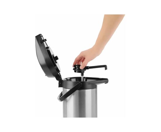 Термос Tefal President, 3.0л, нержавіюча сталь, пластик (K3150114), изображение 8 Термос Tefal President, 3.0л, нержавіюча сталь, пластик (K3150114), изображение 8