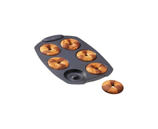 Форма для випікання Tefal PerfectBake, 6 форм, квадратний, 21х29см, алюміній, коричневий (J5734602), зображення 4 Форма для випікання Tefal PerfectBake, 6 форм, квадратний, 21х29см, алюміній, коричневий (J5734602), зображення 4