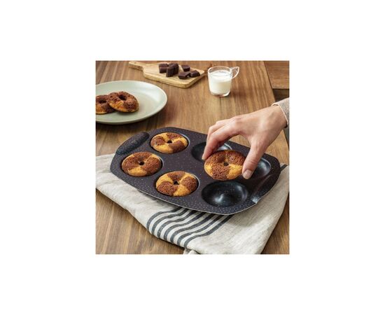 Форма для випікання Tefal PerfectBake, 6 форм, квадратний, 21х29см, алюміній, коричневий (J5734602), зображення 5 Форма для випікання Tefal PerfectBake, 6 форм, квадратний, 21х29см, алюміній, коричневий (J5734602), зображення 5