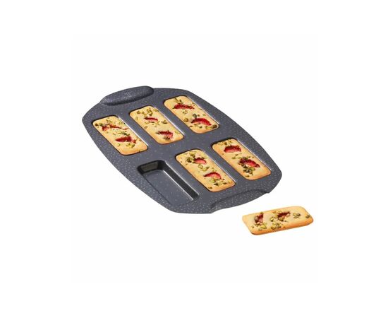 Форма для выпечки Tefal PerfectBake, 6 форм, прямокутний, 21х29см, алюміній, коричневий (J5734402), изображение 6 Форма для выпечки Tefal PerfectBake, 6 форм, прямокутний, 21х29см, алюміній, коричневий (J5734402), изображение 6