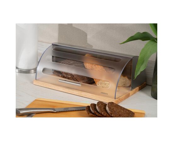 Хлібниця Ardesto Gemini 39х27х15см, дерево, пластик, нержавіюча сталь (AR0914GB), зображення 10 Хлібниця Ardesto Gemini 39х27х15см, дерево, пластик, нержавіюча сталь (AR0914GB), зображення 10