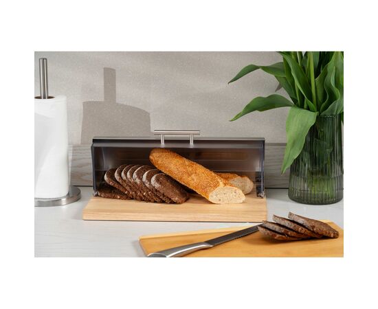 Хлібниця Ardesto Gemini 39х27х15см, дерево, пластик, нержавіюча сталь (AR0914GB), зображення 12 Хлібниця Ardesto Gemini 39х27х15см, дерево, пластик, нержавіюча сталь (AR0914GB), зображення 12