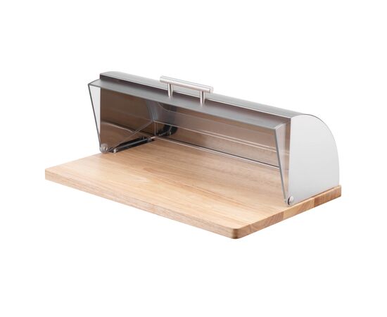 Хлібниця Ardesto Gemini 39х27х15см, дерево, пластик, нержавіюча сталь (AR0914GB), зображення 3 Хлібниця Ardesto Gemini 39х27х15см, дерево, пластик, нержавіюча сталь (AR0914GB), зображення 3