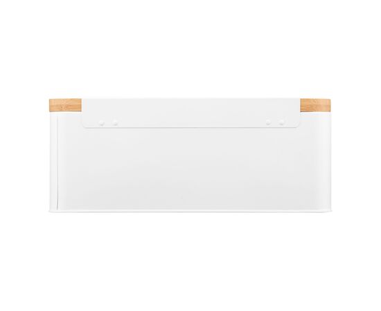 Хлебница Ardesto Midori 33х13х18см, метал, бамбук, білий (AR0914WB), изображение 9 Хлебница Ardesto Midori 33х13х18см, метал, бамбук, білий (AR0914WB), изображение 9