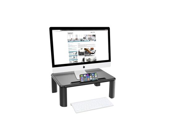 Подставка для монитора Digitus Ergonomic Monitor Riser, black (DA-90458), изображение 4