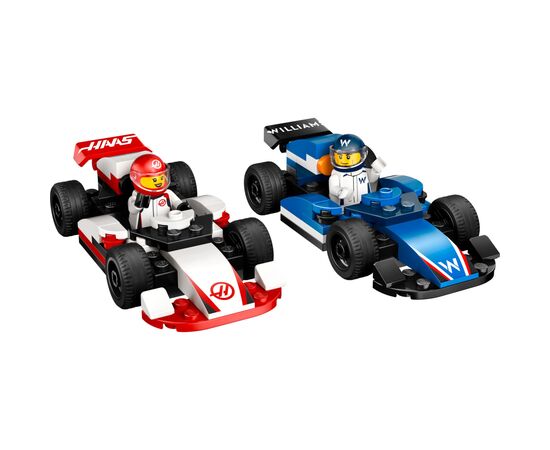 Конструктор LEGO City Автомобили для гонок F1 команд Williams Racing и Haas F1 (60464), изображение 2 Конструктор LEGO City Автомобили для гонок F1 команд Williams Racing и Haas F1 (60464), изображение 2