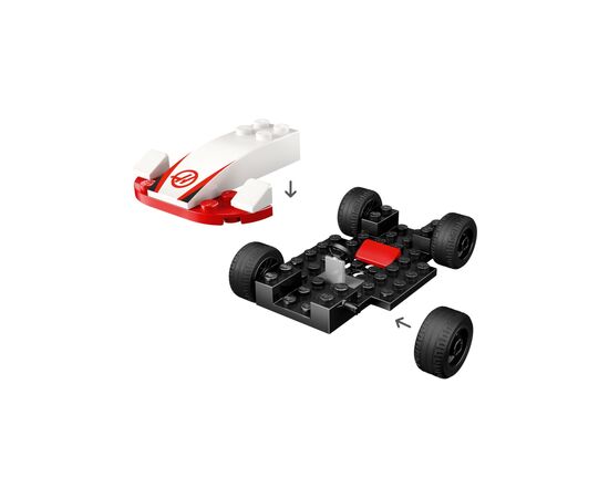 Конструктор LEGO City Автомобили для гонок F1 команд Williams Racing и Haas F1 (60464), изображение 5 Конструктор LEGO City Автомобили для гонок F1 команд Williams Racing и Haas F1 (60464), изображение 5