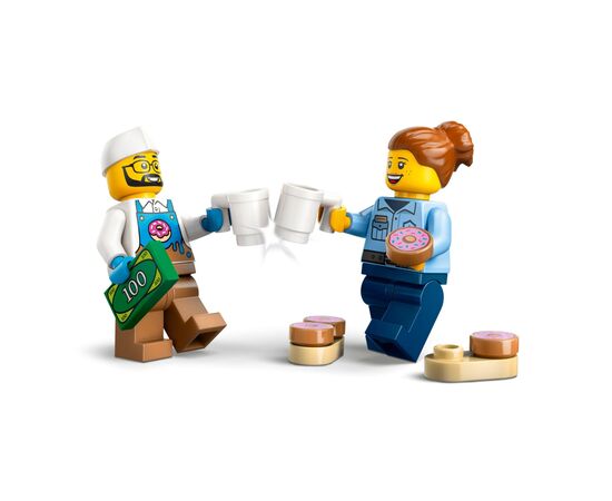 Конструктор LEGO City Грузовик с пончиками (60452), изображение 6 Конструктор LEGO City Грузовик с пончиками (60452), изображение 6