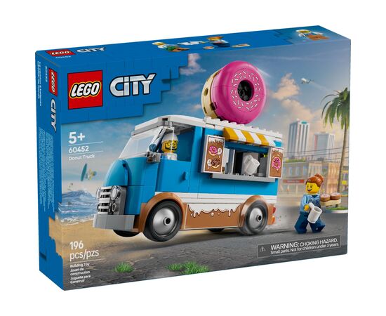 Конструктор LEGO City Грузовик с пончиками (60452)